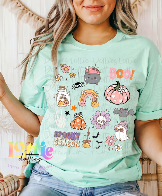 Boo PNG - Halloween sublimation design - Digital Download