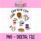 God Says I Am - Baseball - Png - Baseball PNG - Digital Download