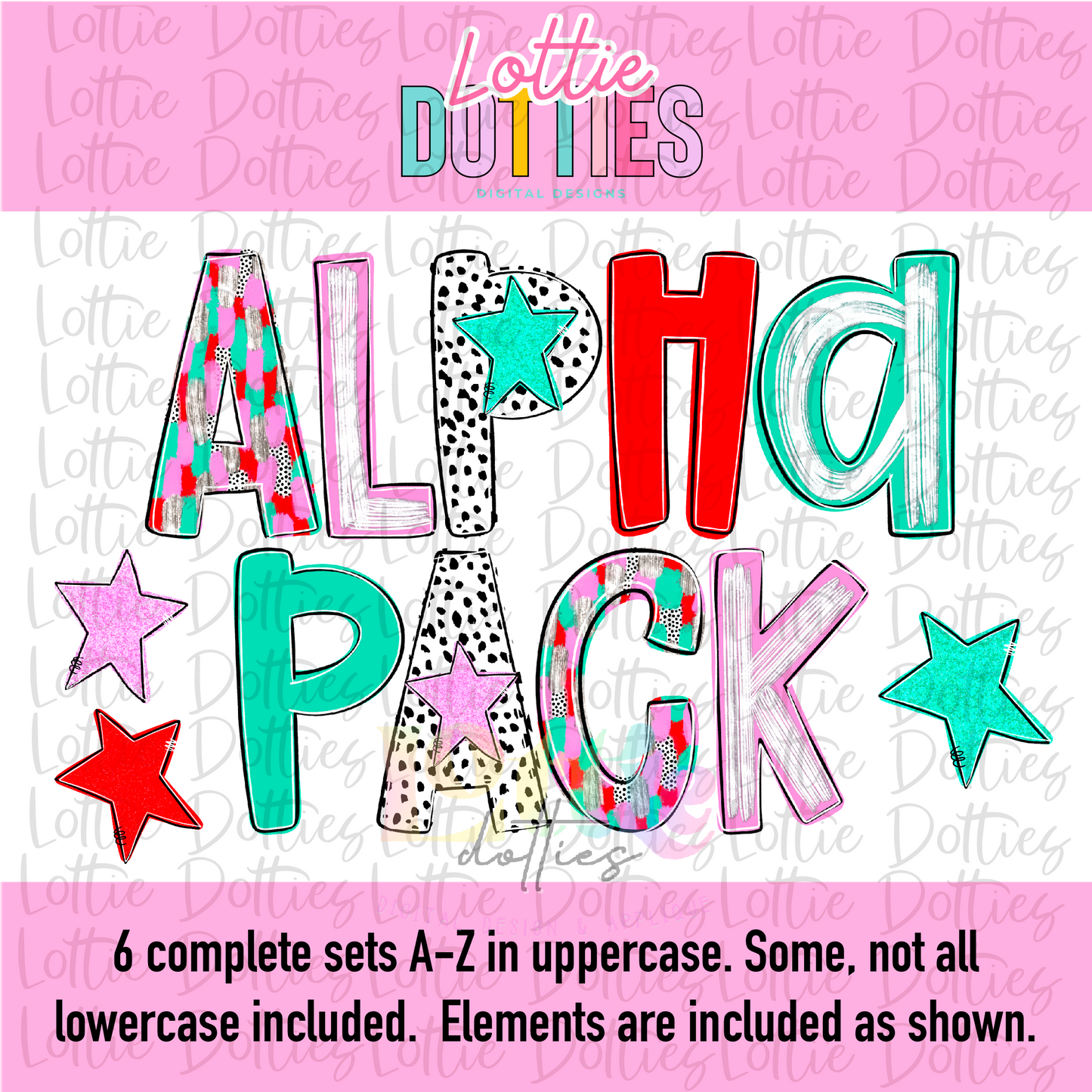 Whimsical Christmas Alpha - whimsical Christmas Alphabet - Alpha Pack - Alphabet Clipart - Instant Download  - Alpha Packs