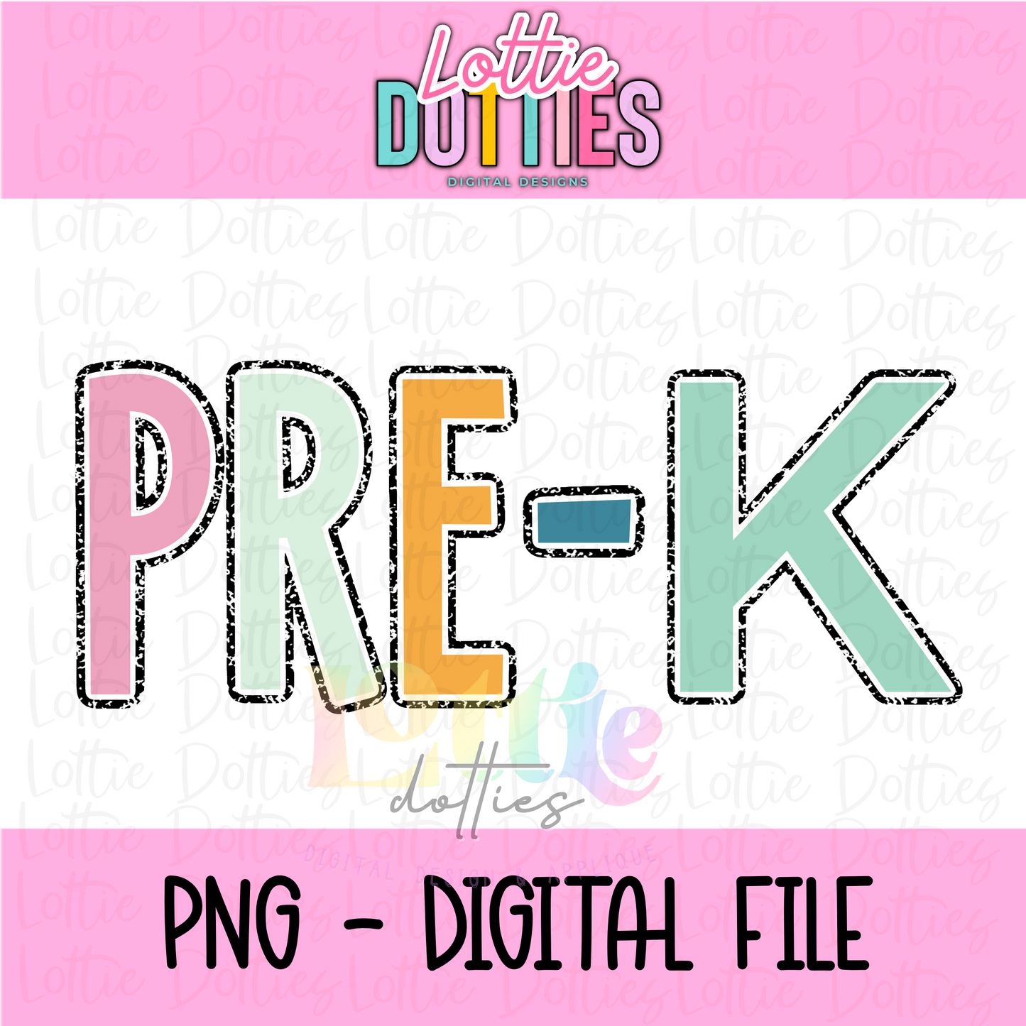 Pre-k PNG - Back To School - Sublimation - Digital Download