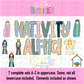 Nativity Alpha Pack - Christmas Alpha - Alphabet Clipart - Instant Download