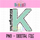 Kindergarten PNG - Back To School - Sublimation - Digital Download