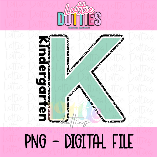 Kindergarten PNG - Back To School - Sublimation - Digital Download