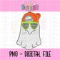 Ghost Boy Png - Ghost Png - Halloween Sublimation Design - Kids Halloween Design - Digital Download