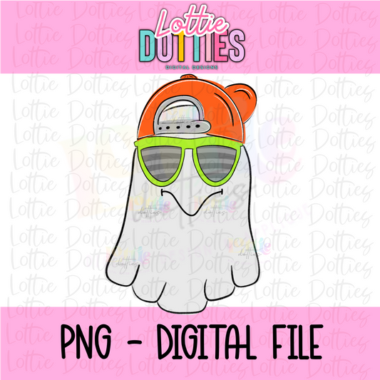 Ghost Boy Png - Ghost Png - Halloween Sublimation Design - Kids Halloween Design - Digital Download