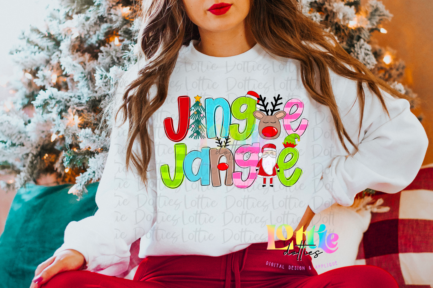 Jingle Jangle Png - Christmas Sublimation Design- Digital Download