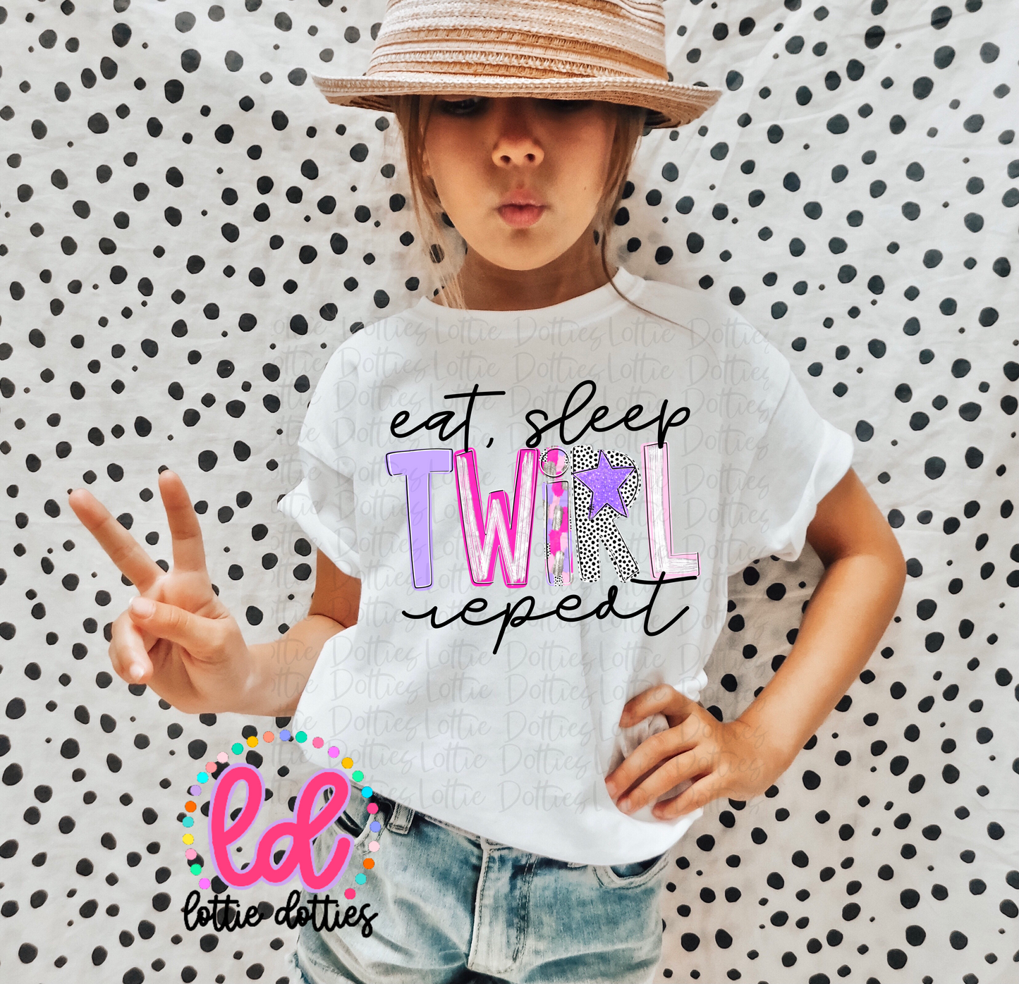 Eat Sleep Twirl Repeat Png - Twirl Design - Instant Download - Digital Download