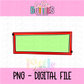 Christmas Name Plate Png - Red and Green Name Plate Design - name plate design - Digital Download
