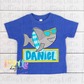 Shark Name Plate PNG - Shark Box Sublimation - Digital Download