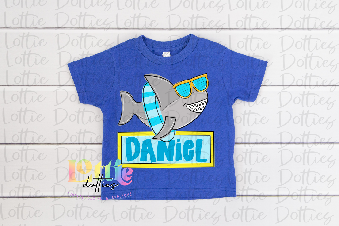 Shark Name Plate PNG - Shark Box Sublimation - Digital Download