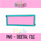 Name Plate Png - Pink Name Plate Design - name plate design - Digital Download