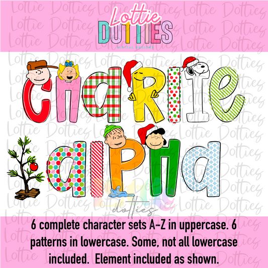 Charlie Alpha - Alphabet - Alpha Pack - Alphabet Clipart - Instant Download  - Alpha Packs