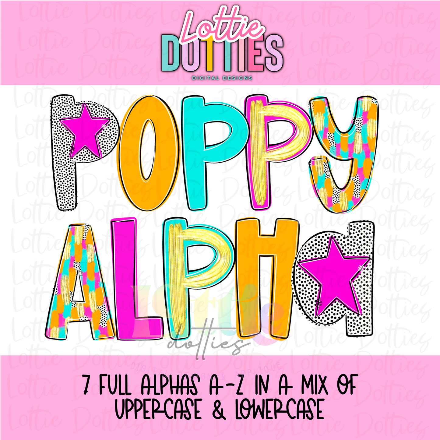 Poppy Alpha Png - Bright Paint Splash Alpha Pack - Digital Download