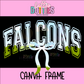 Falcons Canva Frame - Canva Frames - Digital Download
