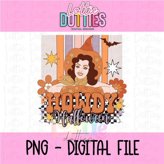 Howdy Halloween PNG - Halloween Designs - Digital Download