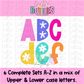 Lottie Bea Colorful Alpha  - Alpha Pack - Alphabet Clipart - Alphabet