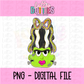 Mrs. Frank Bow Png - Frankenstein Png - Halloween Sublimation Design - Kids Halloween Design - Digital Download