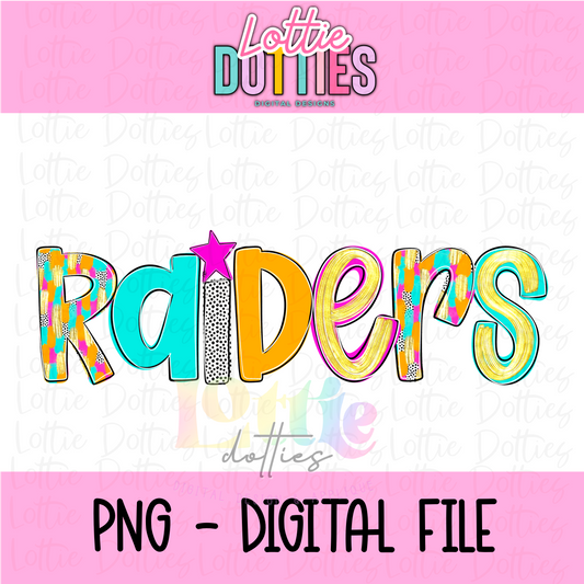 Raiders Mascot PNG - Poppy Mascot Designs - Digital Download