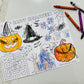 Halloween Activity Sheets - Printable| Printable Halloween Activity |Happy Halloween | Halloween Design | Digital Download