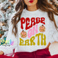 Peace On Earth - PNG - Christmas - Sublimation - Digital Download