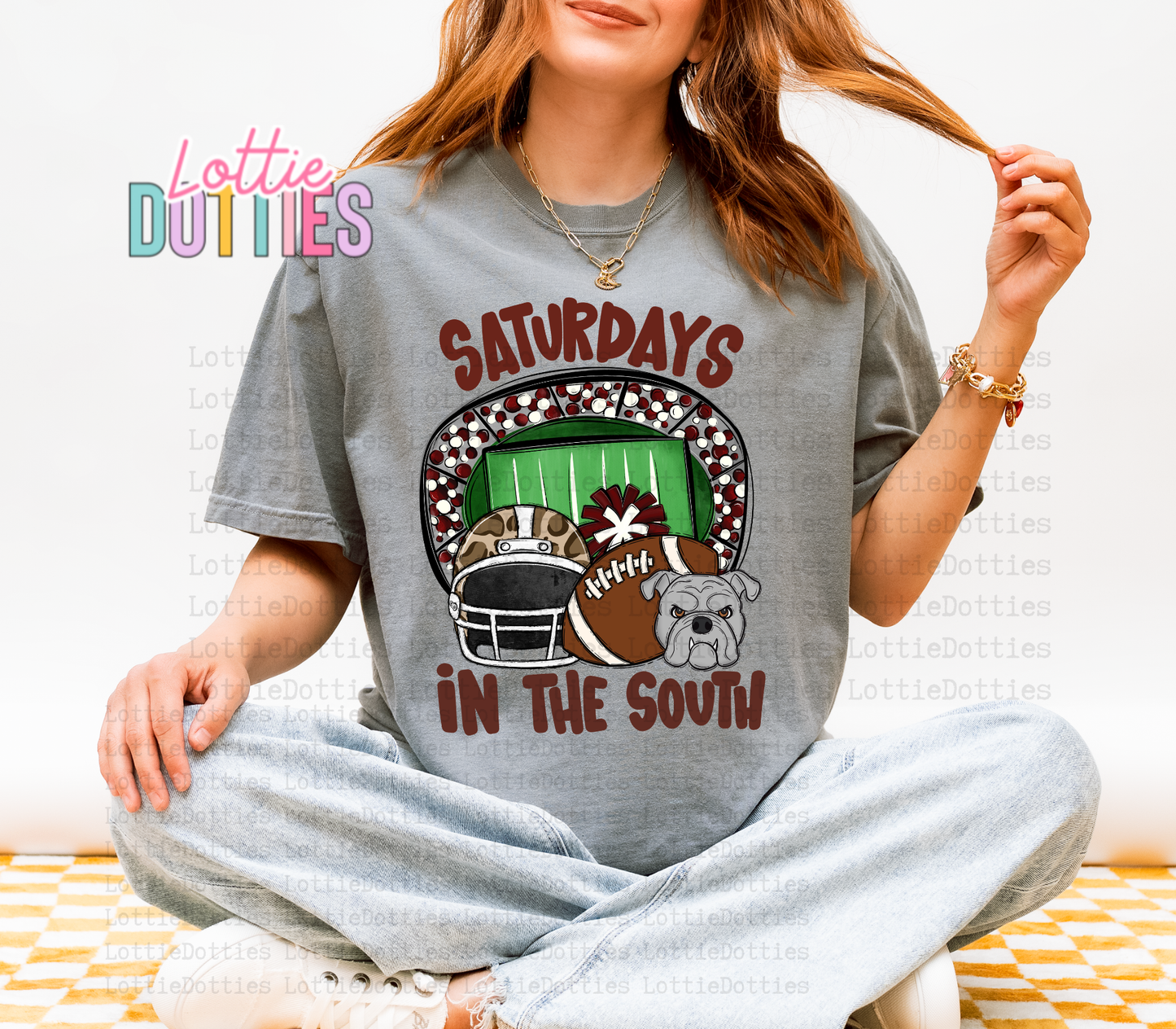 Saturdays in the South PNG - Football design - Digital Download