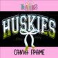 Huskies Canva Frame - Canva Frames - Digital Download