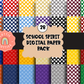 School Spirit Polka Dot Digital Paper PNG - Digital Paper Sublimation - Digital Download