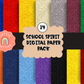 School Spirit Glitter Digital Paper PNG - Digital Paper Sublimation - Digital Download