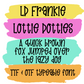 Frankie Font - Handwritten Font- true type font - otf and ttf - typeable font