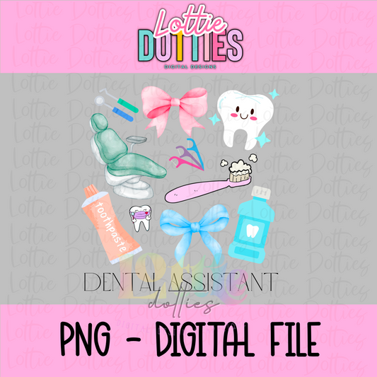 Dental Assistant PNG - DentalAssistant Design - Digital Download