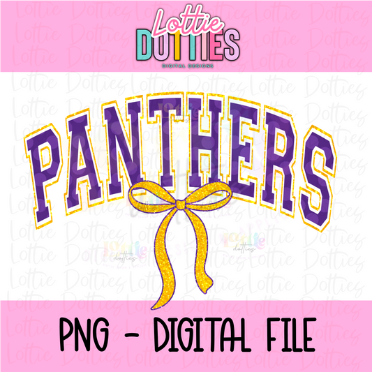 Panthers PNG - Panthers Sublimation  - Digital Download - Purple and Gold