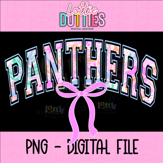 Panthers PNG - Panthers Sublimation  - Digital Download - Purple and Gold - coquette panthers design