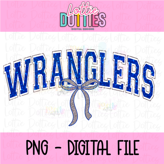 Wranglers PNG - Wranglers Sublimation - Digital Download - Wranglers coquette design- Coquette Mascot