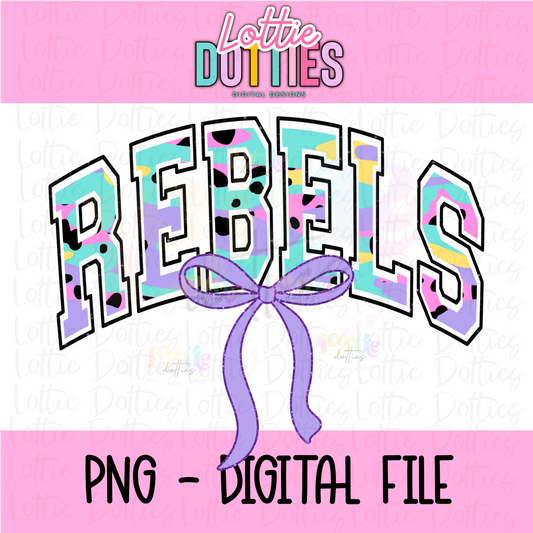 Rebels PNG - Digital Download - Rebels Sublimation Design - Rebels Coquette Design