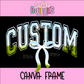 Custom Canva Frame - Custom Listing - Custom Order - Digital Download - Custom Canva Word Frame