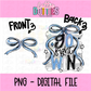 Go fight win pride PNG - Black & columbia blue School Spirit - Sublimation - Digital Download