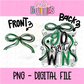 Go Fight Win PNG - Green & Black School Spirit - Sublimation - Digital Download