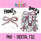 Small Town Pride PNG - Maroon & Gray Small Town - Sublimation - Digital Download