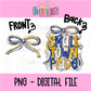 Small Town Pride PNG - Royal & Gold Small Town - Sublimation - Digital Download