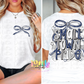 Small Town Pride PNG - Navy & Gray Small Town - Sublimation - Digital Download