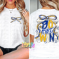 Go Fight Win PNG - Royal & Gold School Spirit - Sublimation - Digital Download