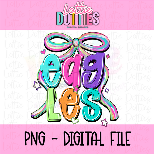 Eagles PNG - Eagles bow design - Digital Download - coquette design