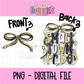 Small town pride PNG - Black & Vegas Gold School Spirit - Sublimation - Digital Download