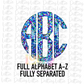 Sequin Monogram Alphabet - sequin Alpha Pack - Alphabet Clipart - Instant Download