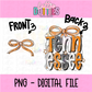 Tennessee Png - Tennessee bow Design - Digital Download