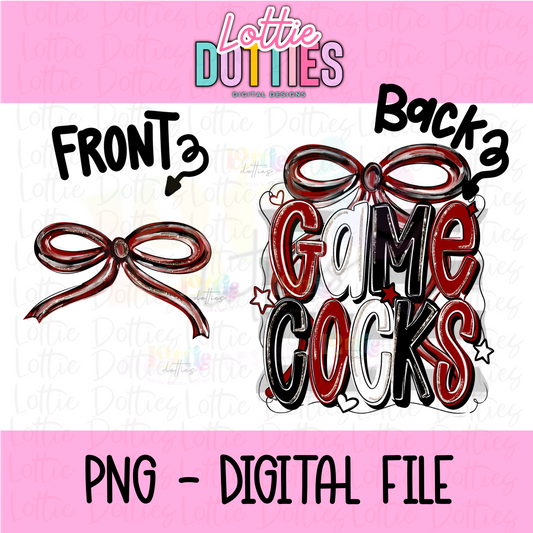 Gamecocks PNG - Gamecocks Bow design - Digital Download