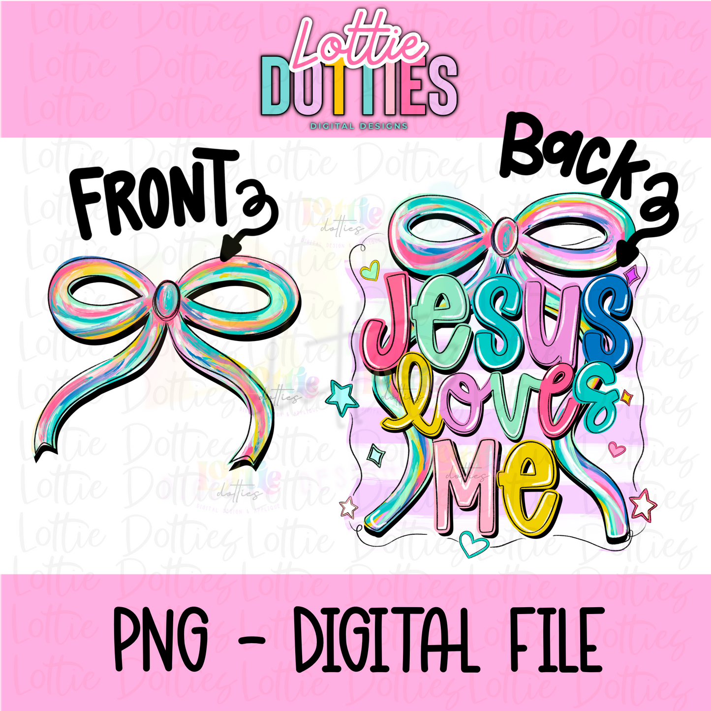 Jesus Loves Me PNG - Sublimation design - Digital Download