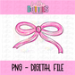 Bow PNG - pink Bow design  - breast cancer awareness bow Digital Download