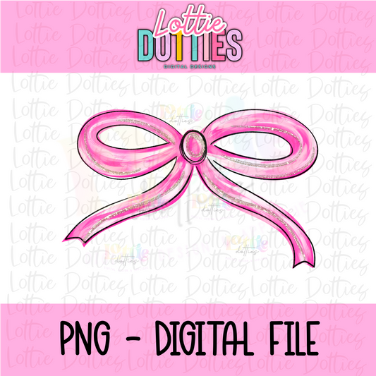 Bow PNG - pink Bow design  - breast cancer awareness bow Digital Download