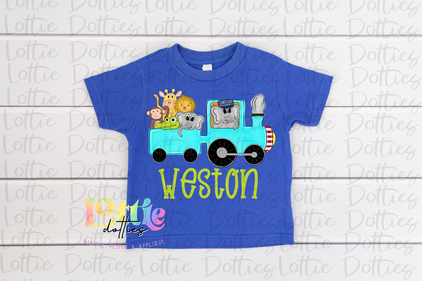 Train Png - Boys Sublimation Design - Digital Download - zoo animals